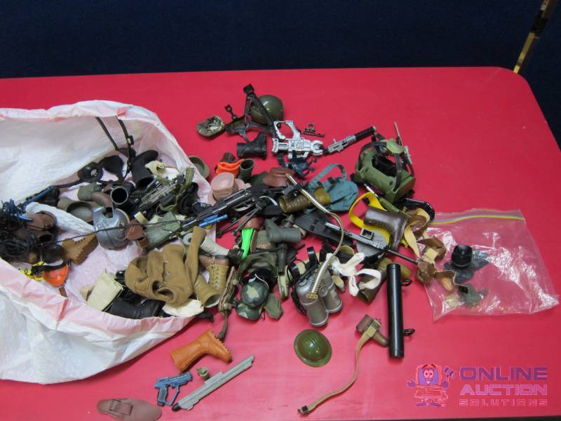 lot 64 image: Bag of G.I. Accessories & More