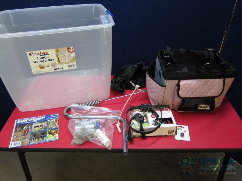 lot 66 image: Dog & Bike Accessories
