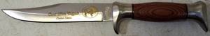 Frost Great White Buffalo Knife  Limited Edition Fixed Blade Hunting Knife with Leather Sheath  Approx. 11