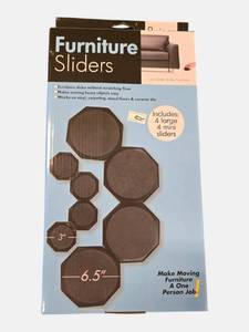 HEAVY DUTY FURNITURE SLIDERS SET  NEW IN PACKAGE