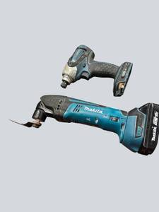 Makita 18V Power Tool Combo Lot  Impact Driver, Multi-Tool & Battery  Tested Works Great