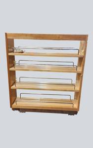 Rev-A-Shelf Pull-Out Wood Base Cabinet Organizer  Open Box
