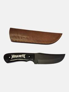 Megadeth Fixed Blade Knife w Leather Sheath  New