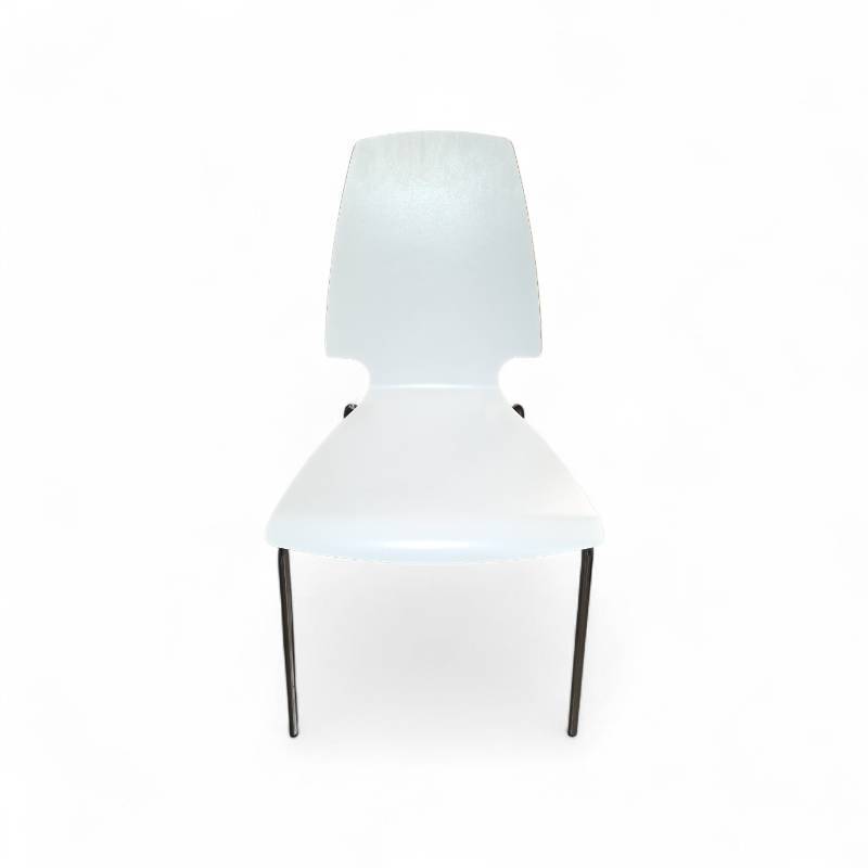 White Stacking Chairs