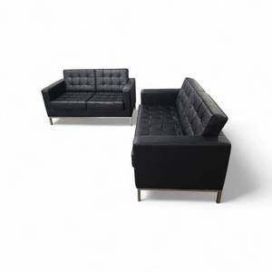 Two Florence Knoll Two-Seater Sofa Retail $13,424 Each