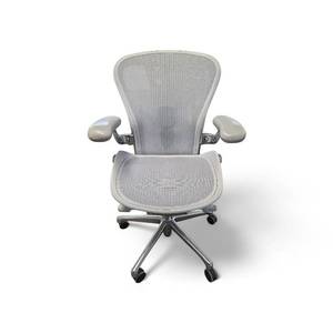 Rare Herman Miller Aeron Aluminum Base ReMaster Size B  Retail $1731