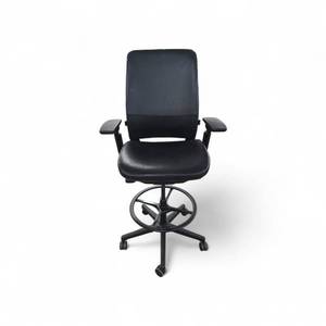 Leather Steelcase Amia Draft Chair retail $1277