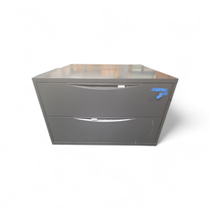 Herman Miller Meridian 2 Drawer Filing Cabinet wigh Keys