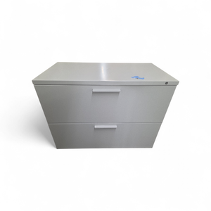 2 Drawer Lateral Filing Cabinet with Key