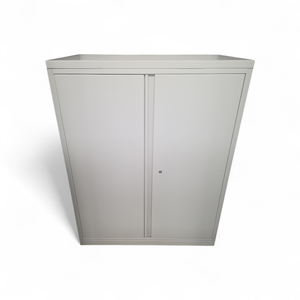 Herman Miller Metal Storage Cabinet with Adjustable Shelves and Key