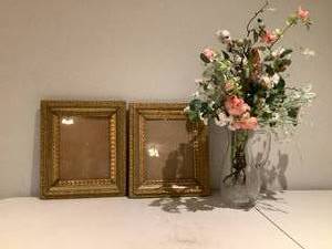 Gilded Frames & Flowers