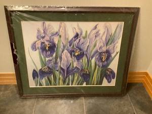 Purple Iris Artwork