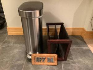 Trash Can, Magazine Rack & UffDa