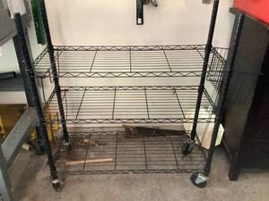 Wire Rack on Wheels