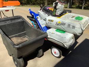 Garden Cart & Materials