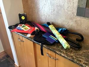 Umbrellas & Out the Door