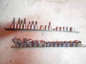 38in Craftsman sockets and assorte...