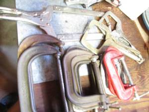 Large collection of assorted c-clam...