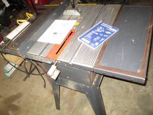 Craftsman 10-inch motorized table s...