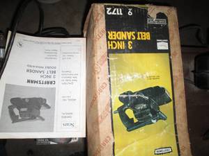 3in belt sander...
