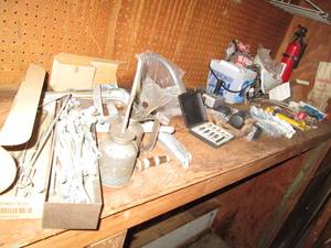 Vintage metal box with hex bolts, o...