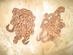 Unknown length metal chain...