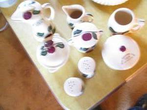 Watts Stoneware grouping of shakers...
