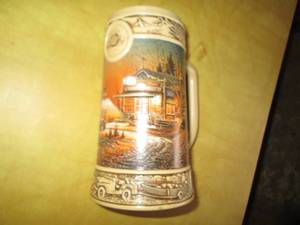 Terry Redlin scenic print tankard...