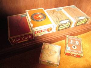 Vintage heavy duty cardboard cigar ...