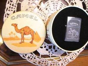 Camel advertisement lidded tin with...