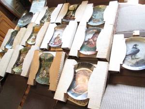 12pc Hand painted Display plates ea...