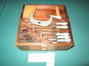 Machinist Fowler micrometer set...