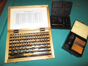 Collet block chucks, 7pc jack screw...