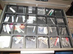 Lot of machinist drill bits, and of...