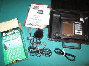 Eagle Magna II fish finder with Sca...
