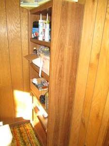 Wood style laminate book case appro...