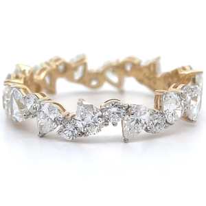 NEW 2.50 Carat Diamond Mixed-Cut Ring in 14k Yellow Gold VIDEO