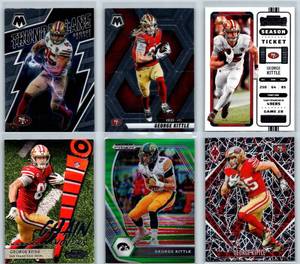 George Kittle Inserts and Base - Six Card Lot