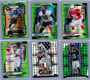 Prizm and Mosaic Color Parallels - Six Card Lot