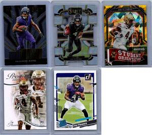 Zay Flowers Rookies - Five Card Lot