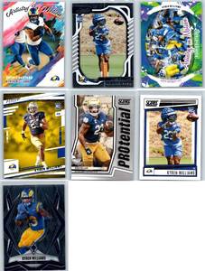 Kyren Williams Rookies, Insert and Base - Seven Card Lot