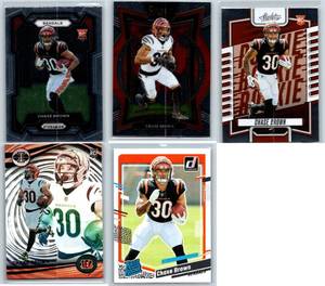 Chase Brown Rookies - Five Card Lot