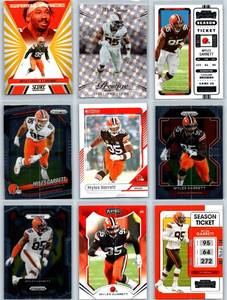 Myles Garrett Inserts and Base - Ten Card Lot