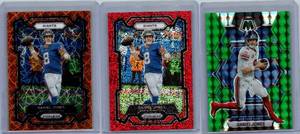 Daniel Jones Prizm and Mosaic Color Parallels - Three Card Lot