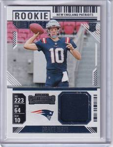 2024 Drake Maye RC Jersey Card