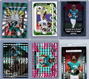 Brian Thomas Jr. Rookies and Inserts - Six Card Lot