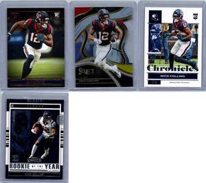 Nico Collins Rookies - Four Card Lot