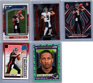 Michael Penix Jr. Rookies - Five Card Lot