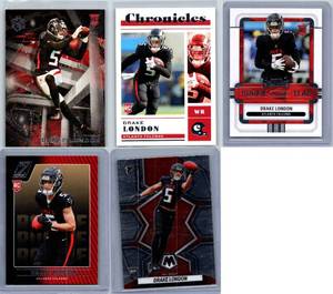 Drake London Rookies - Five Card Lot