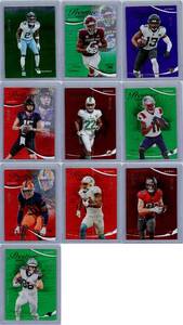 Prestige Color SP Numbered Cards - Ten Card Lot